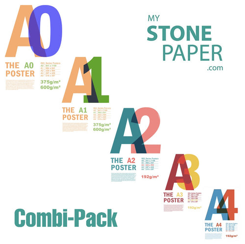 Combi-Pack (2 Blätter/Sheets: A0 + A1 + A2 + A3 + A4)